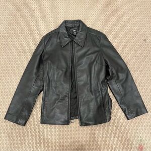 Classic Black Leather Jacket